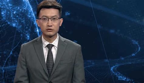 first artificial intelligence news anchor